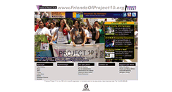 Desktop Screenshot of friendsofproject10.org